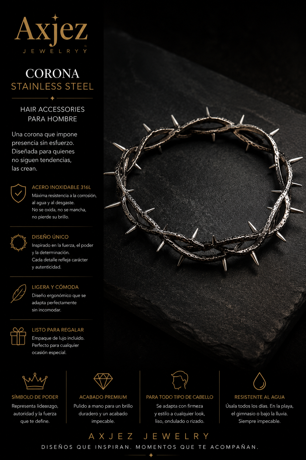Crown stainless steel