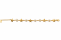 Women’s bracelet stainless steel and 18k gold plated